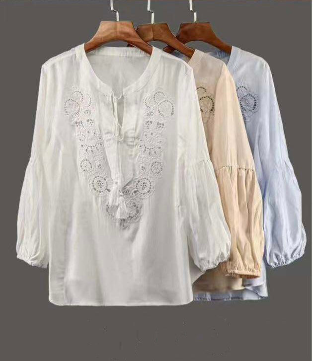 Camicia ricamato davanti