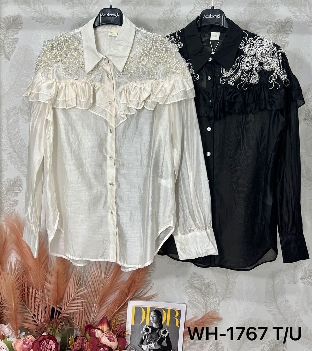 Camicia perle
