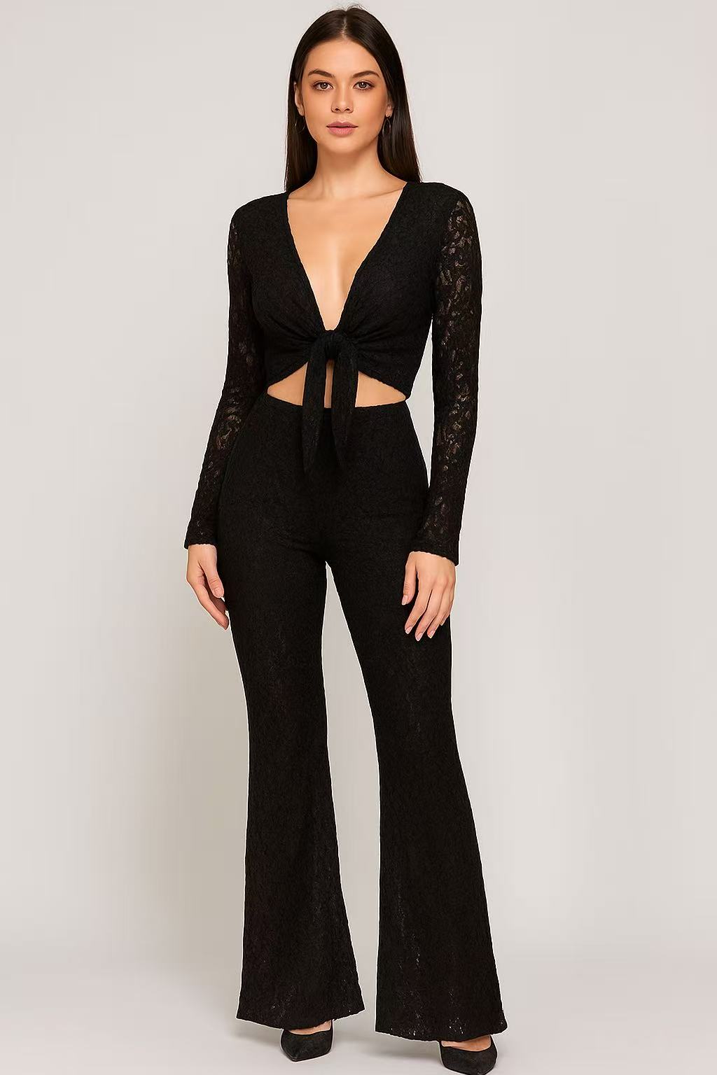 Pantalone ricamato