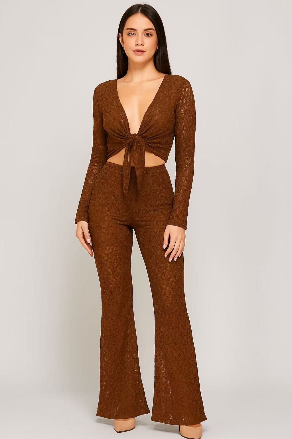 Pantalone ricamato