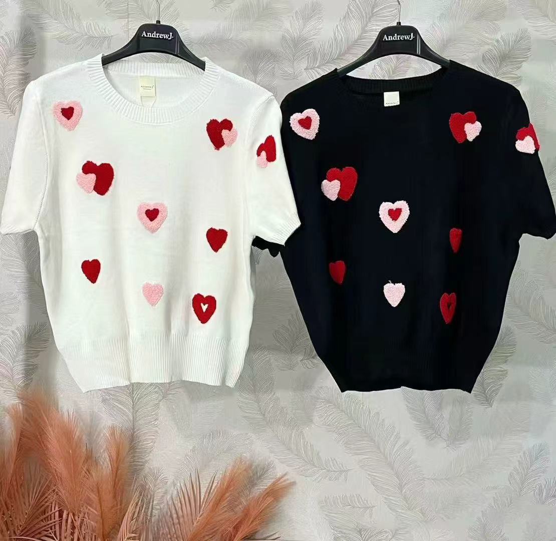 T-shirt a cuore