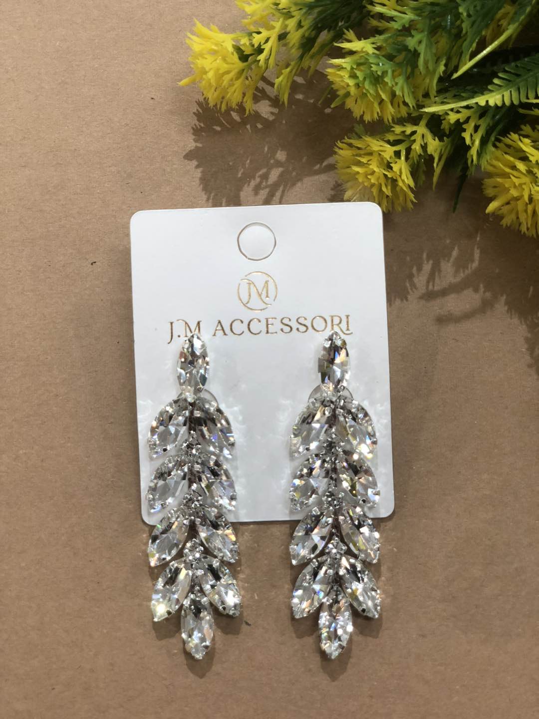 Orecchini pendenti diamante