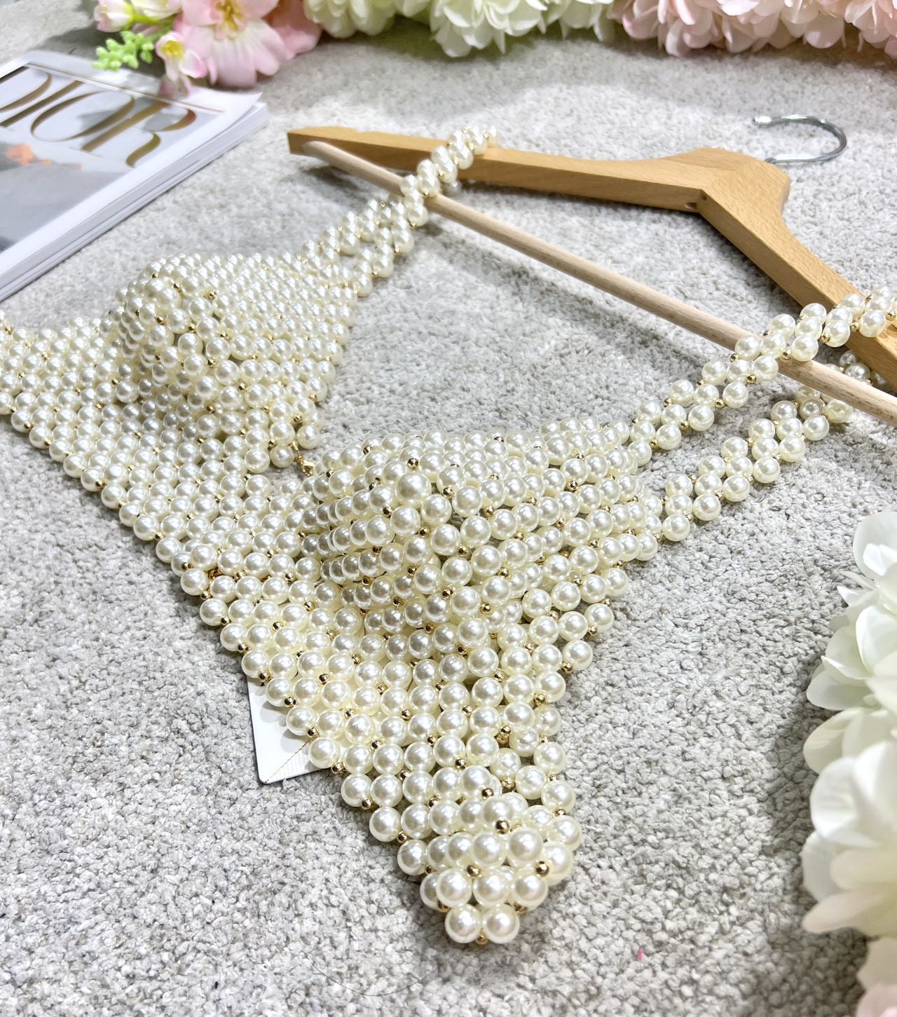 Corsetto perle