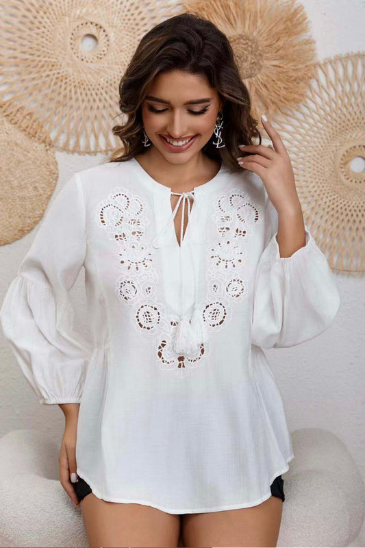 Camicia ricamato davanti