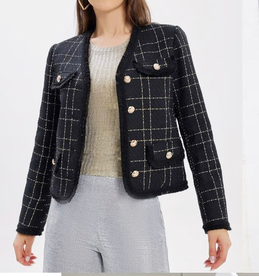 Giacca stile tweed