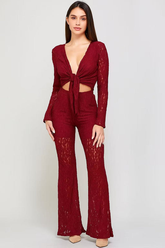 Pantalone ricamato