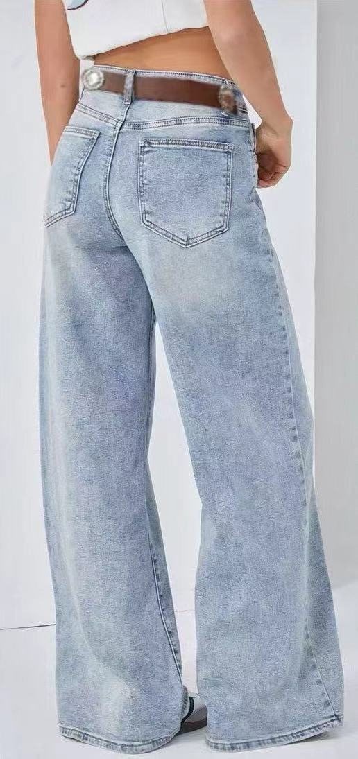 Jeans chiari larghi