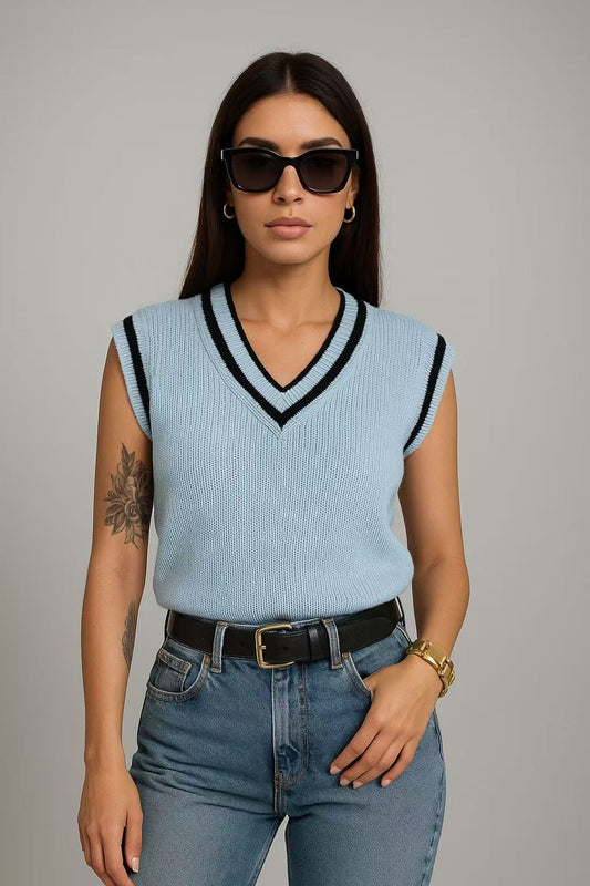 Jilet a maglia