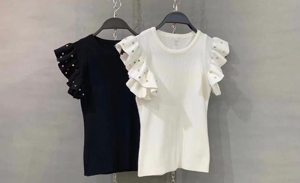 Maglietta con strass